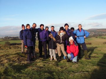 Group above Rothbury